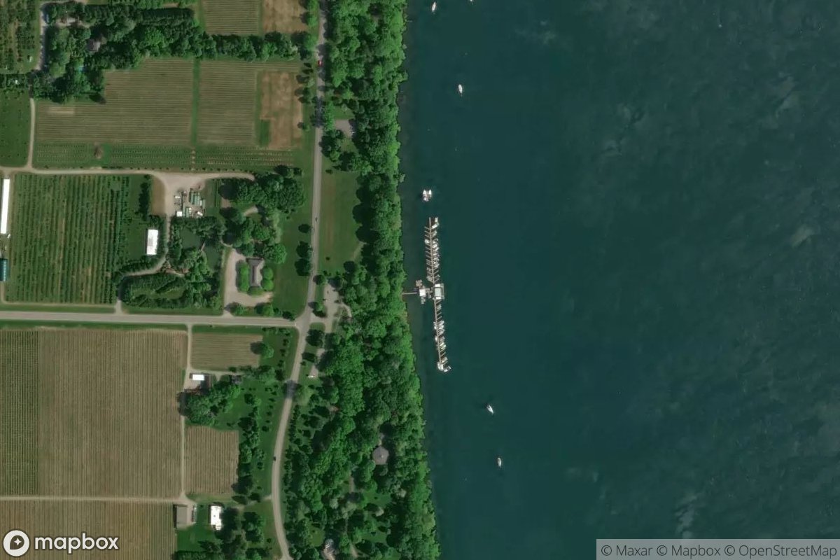 Satellite view of Smugglers Cove Boat Club