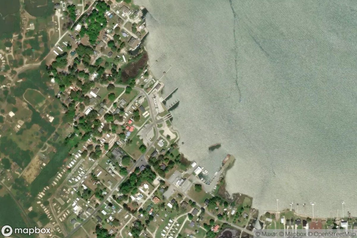 Satellite view of Sneads Ferry Marina