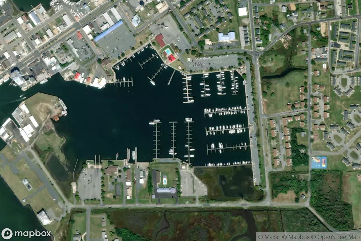 Satellite view of Somers Cove Marina
