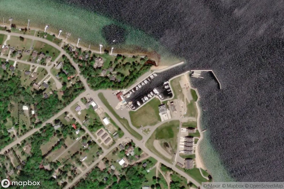 Satellite view of Sommerset Pointe Yacht Club & Marina