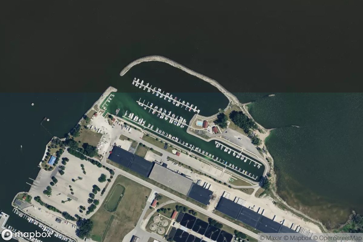 Satellite view of South Bay Marina