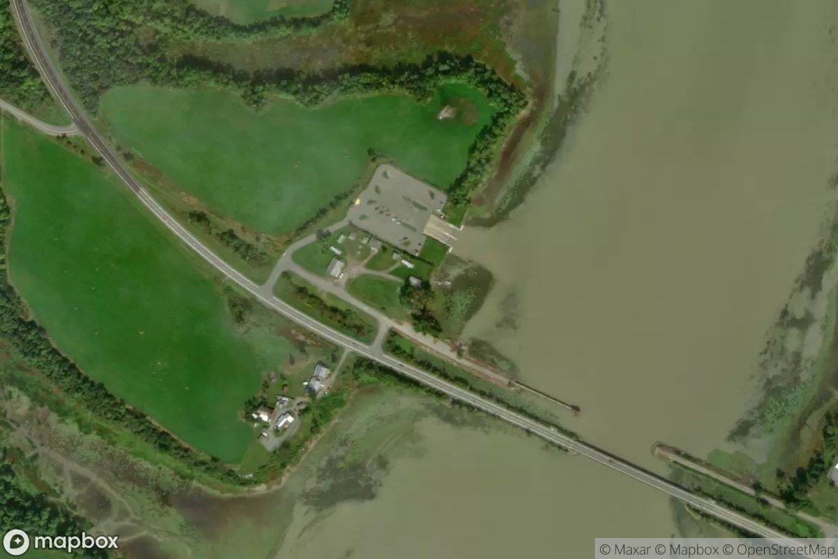 Satellite view of South Bay State Boat Launch