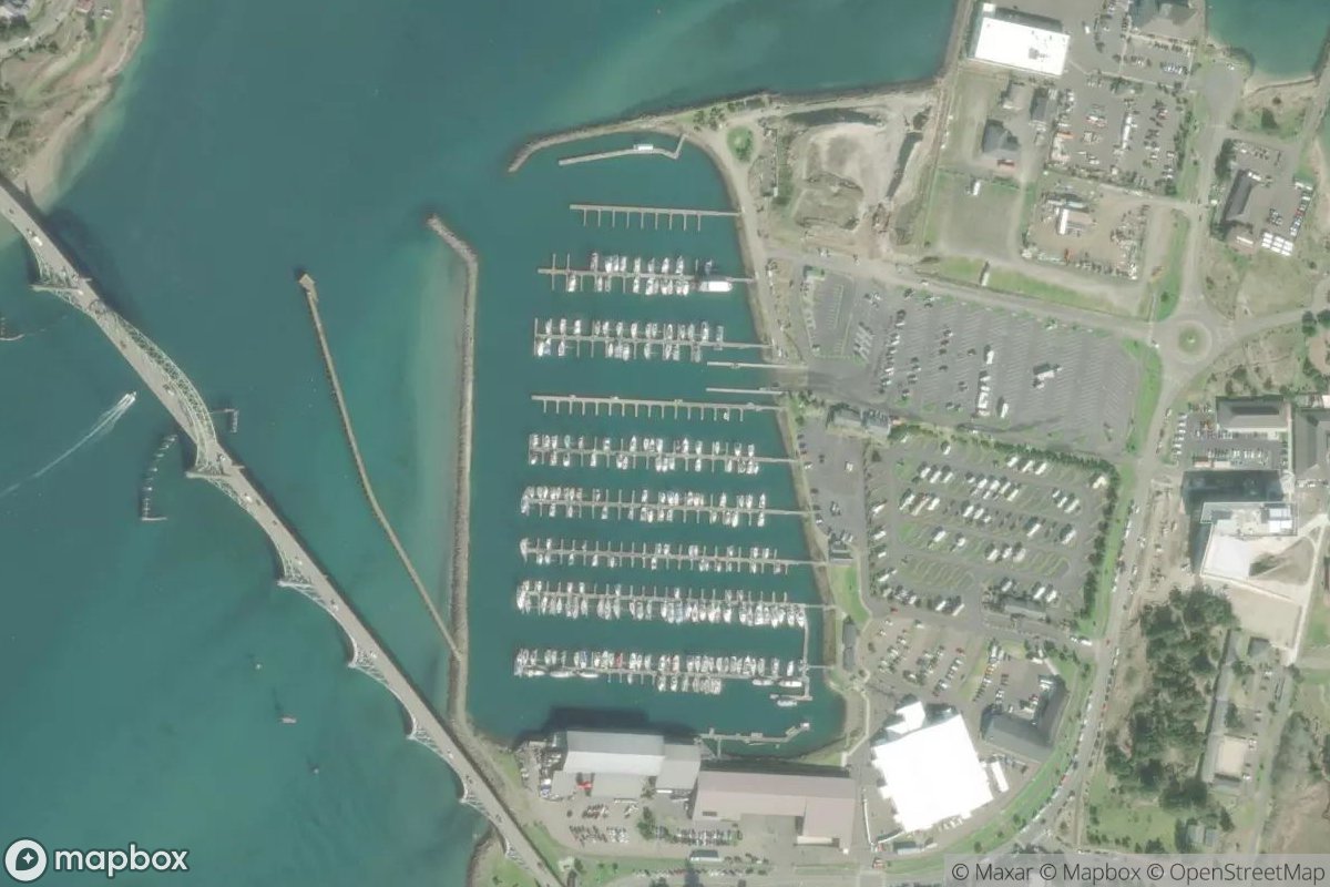 Satellite view of South Beach Marina