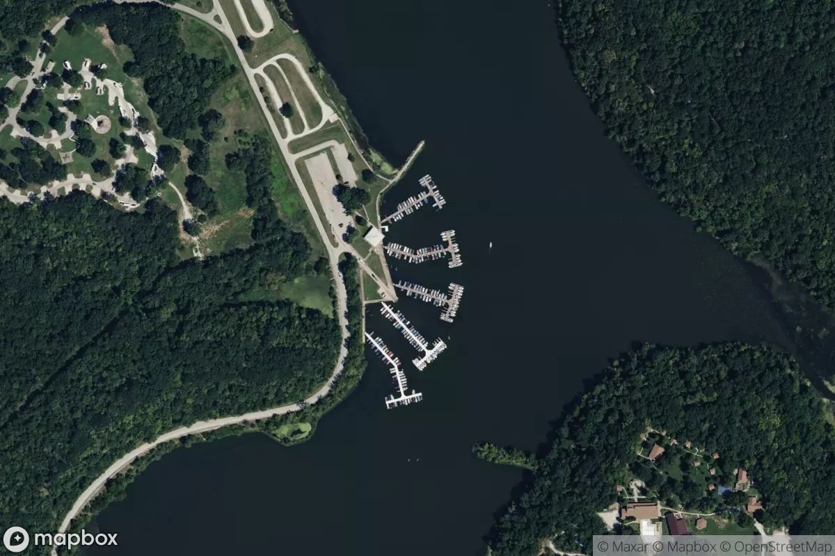 Satellite view of South Boat Dock