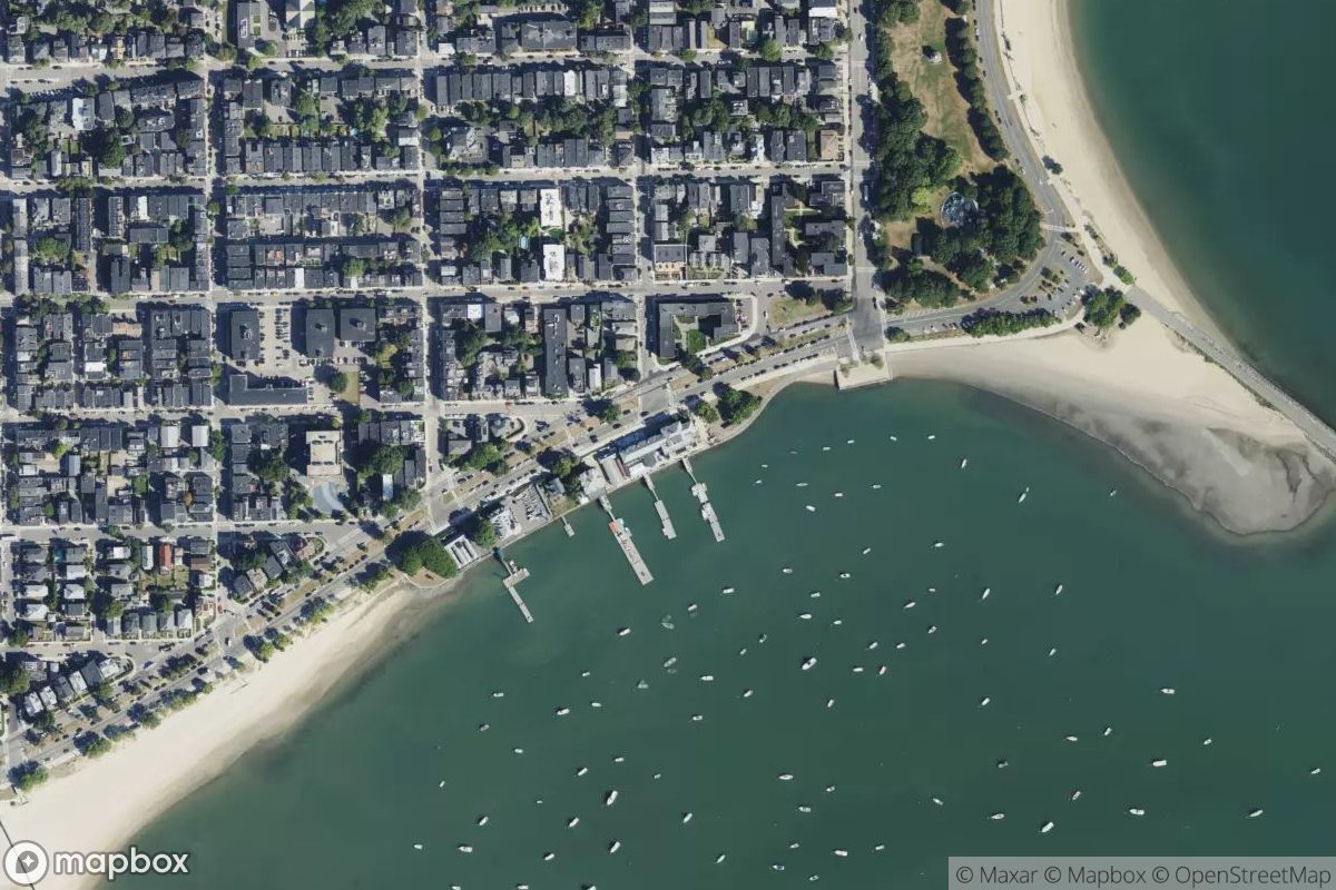 Satellite view of South Boston Yacht Club