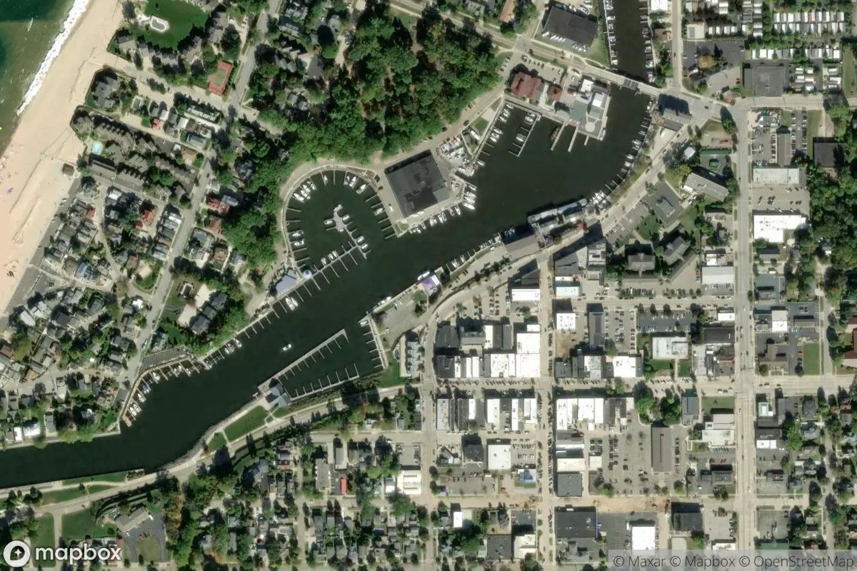 Satellite view of South Haven Yacht Club