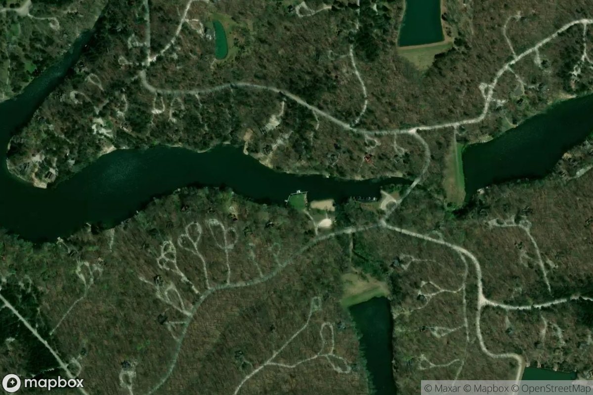 Satellite view of South Mooring Marina