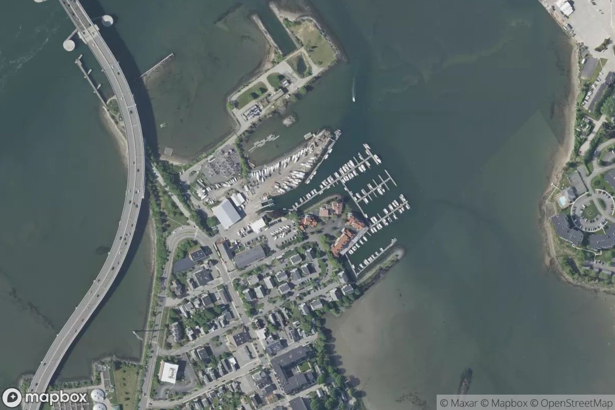 Satellite view of South Port Marine