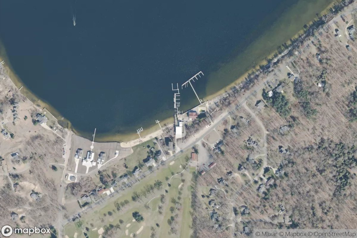 Satellite view of South Shore Marine