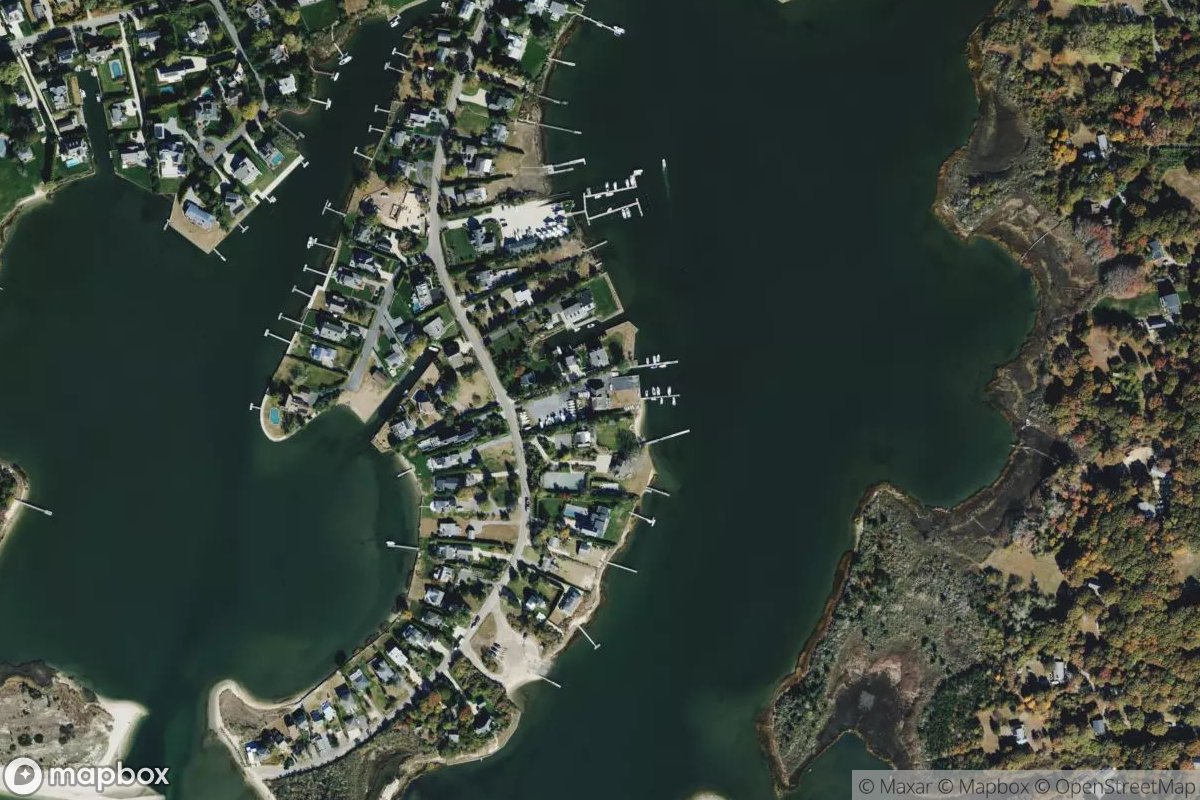 Satellite view of Southampton Yacht Club