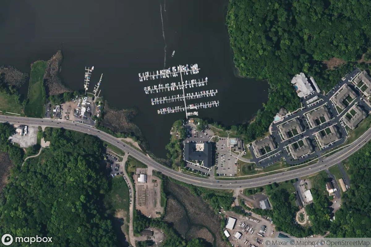 Satellite view of Southpoint Marina
