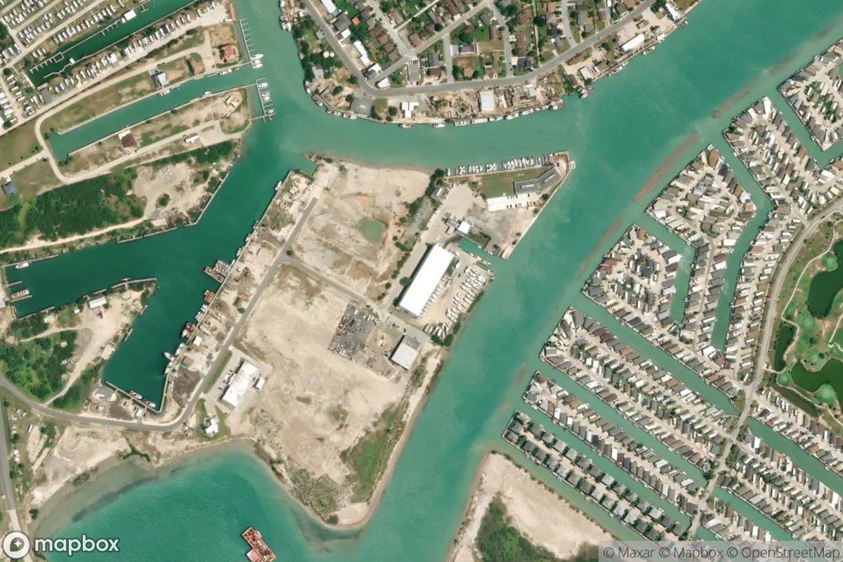 Satellite view of Southpoint Marina