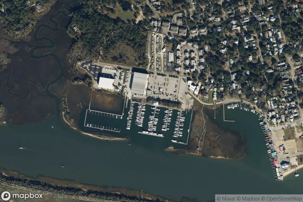 Satellite view of Southport Marina