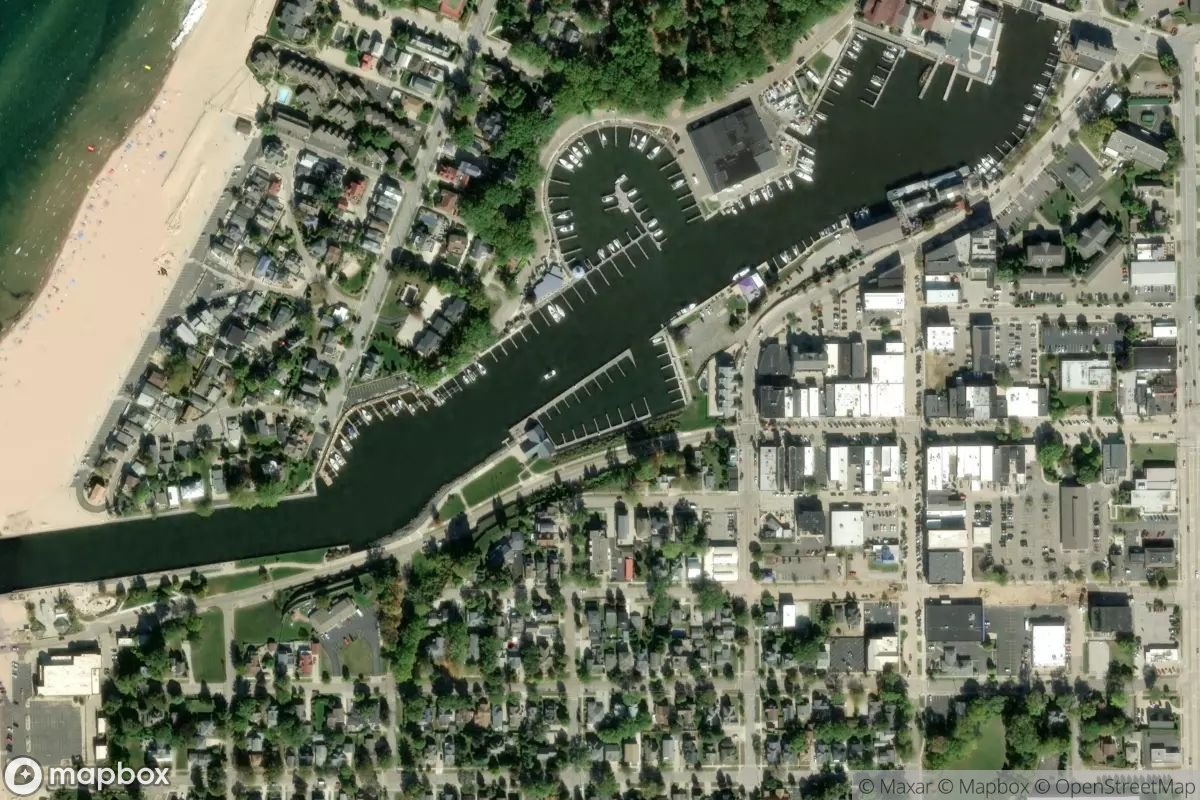 Satellite view of Southside Municipal Marina