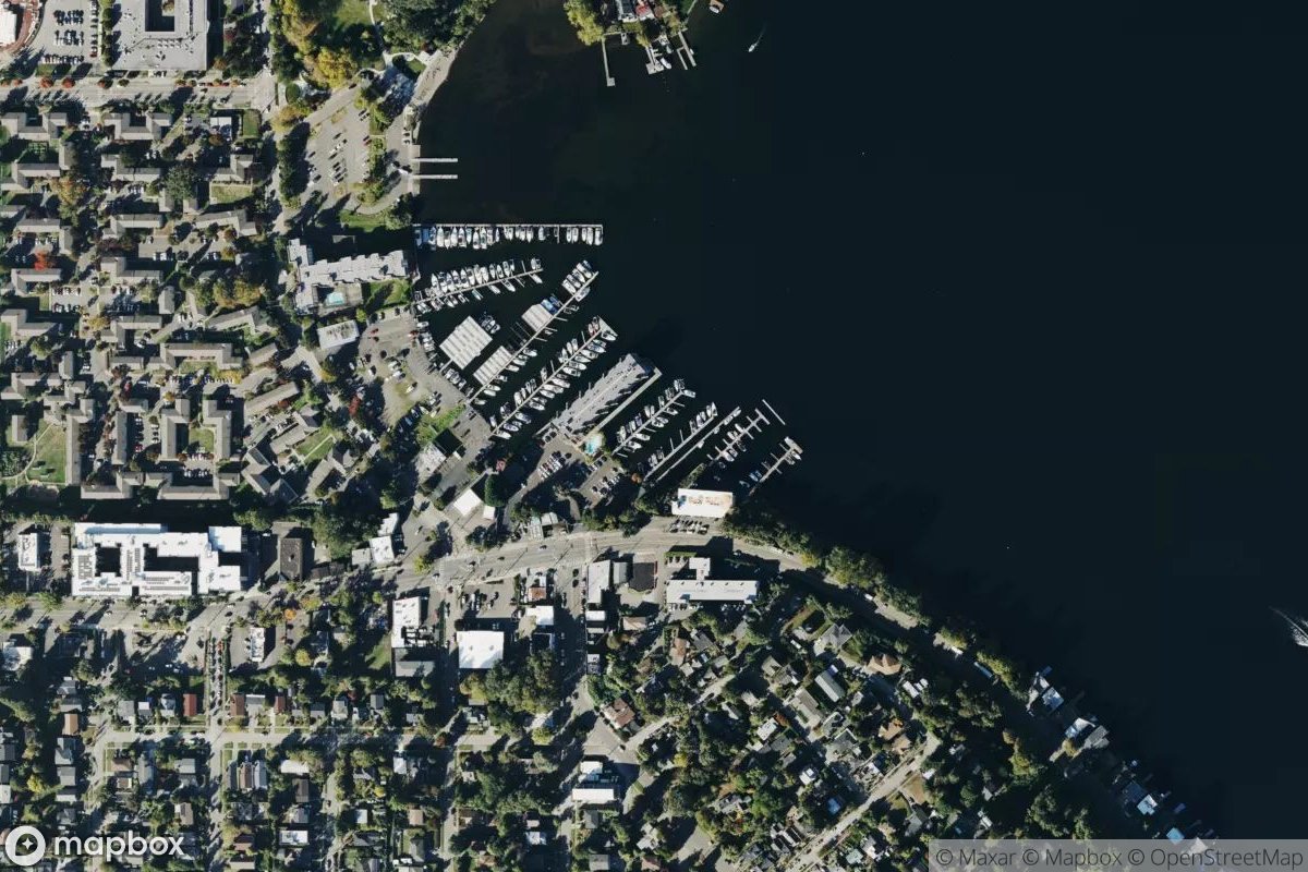 Satellite view of Spinnaker Bay Marina