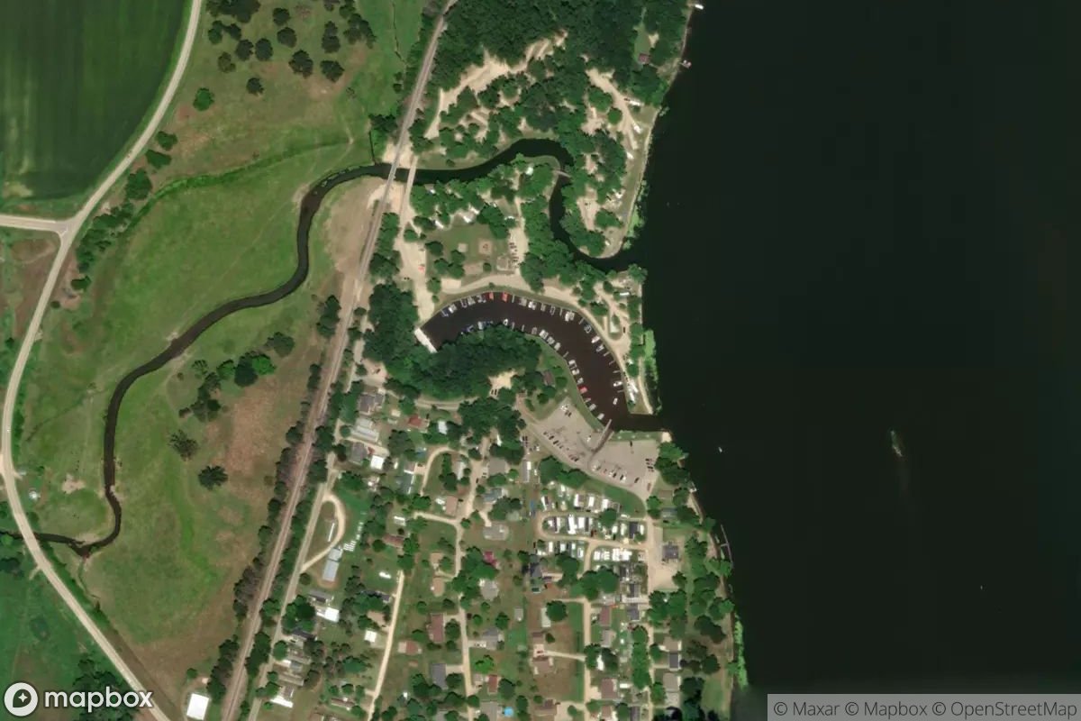 Satellite view of Spruce Harbor