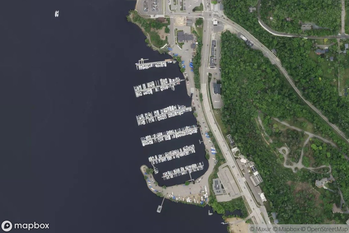 Satellite view of St. Croix Marina