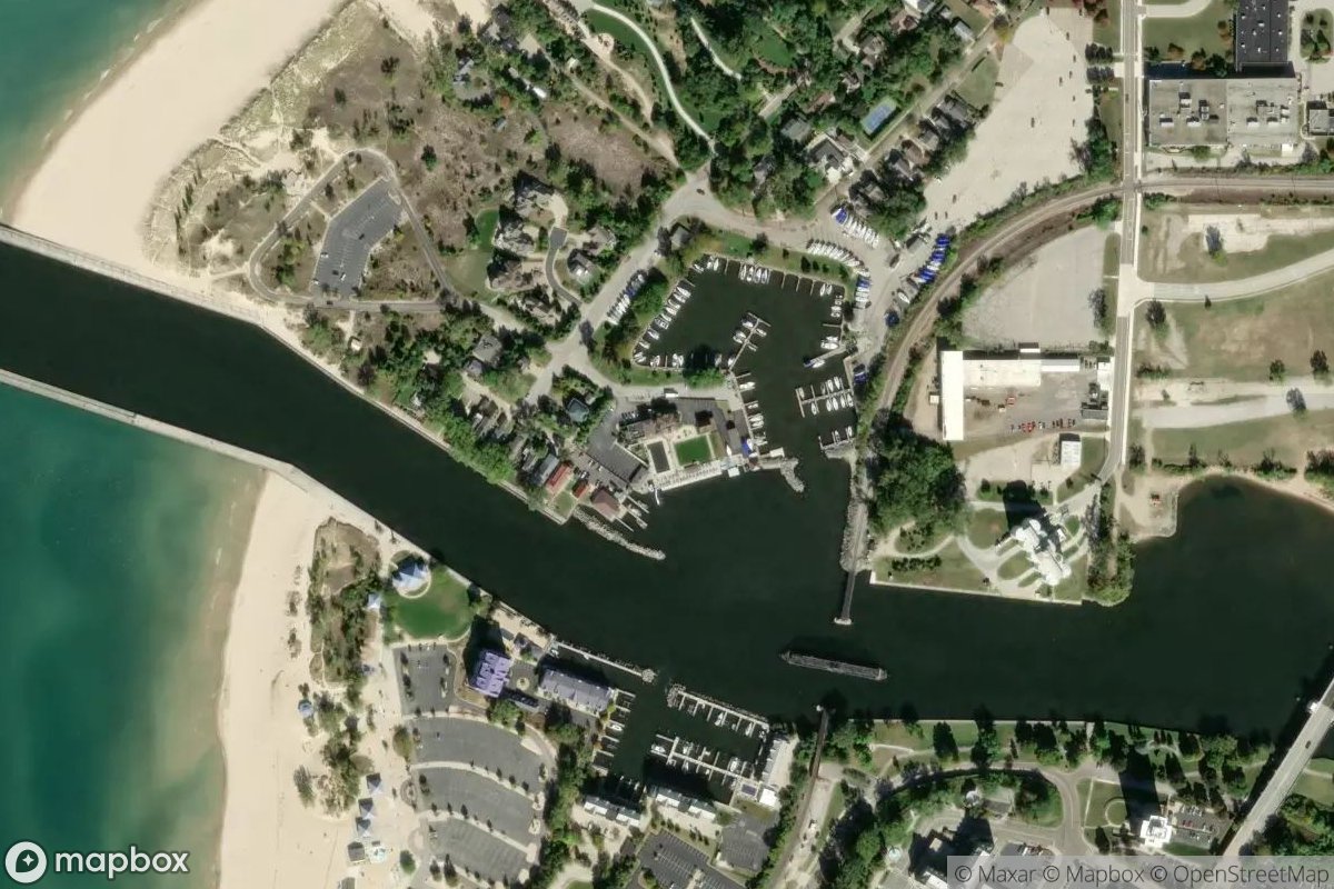 Satellite view of St. Joseph River Yacht Club