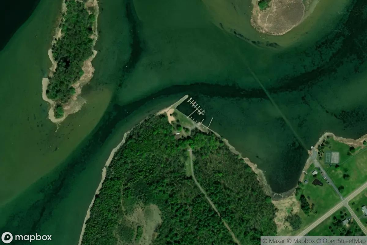 Satellite view of St. Lawrence Yacht Club