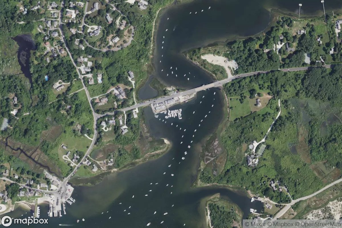 Satellite view of Stage Harbor Marine