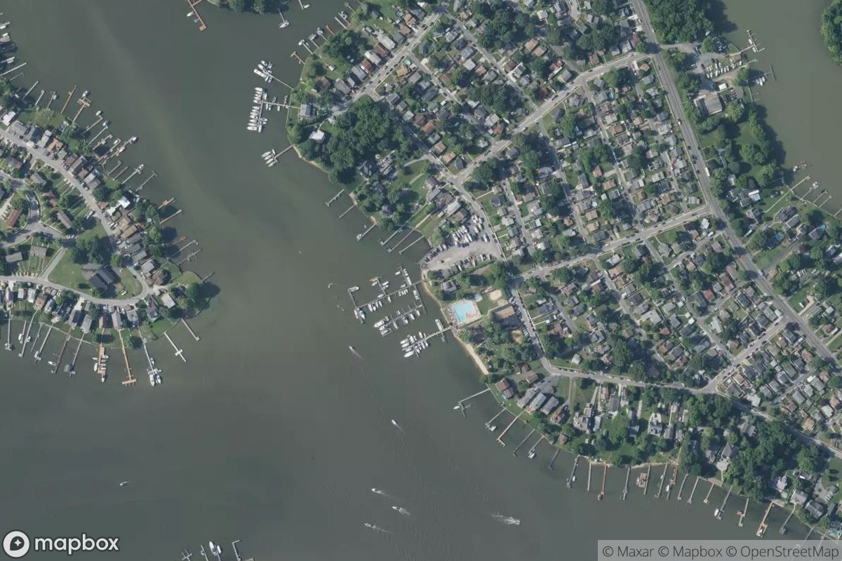 Satellite view of Stansbury Yacht Basin