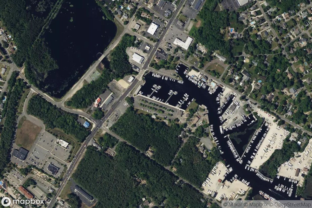 Satellite view of State of NJ Yacht Basin Marina