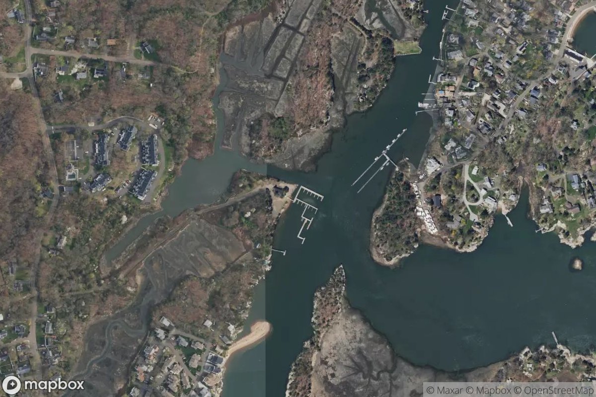 Satellite view of State Park Marina