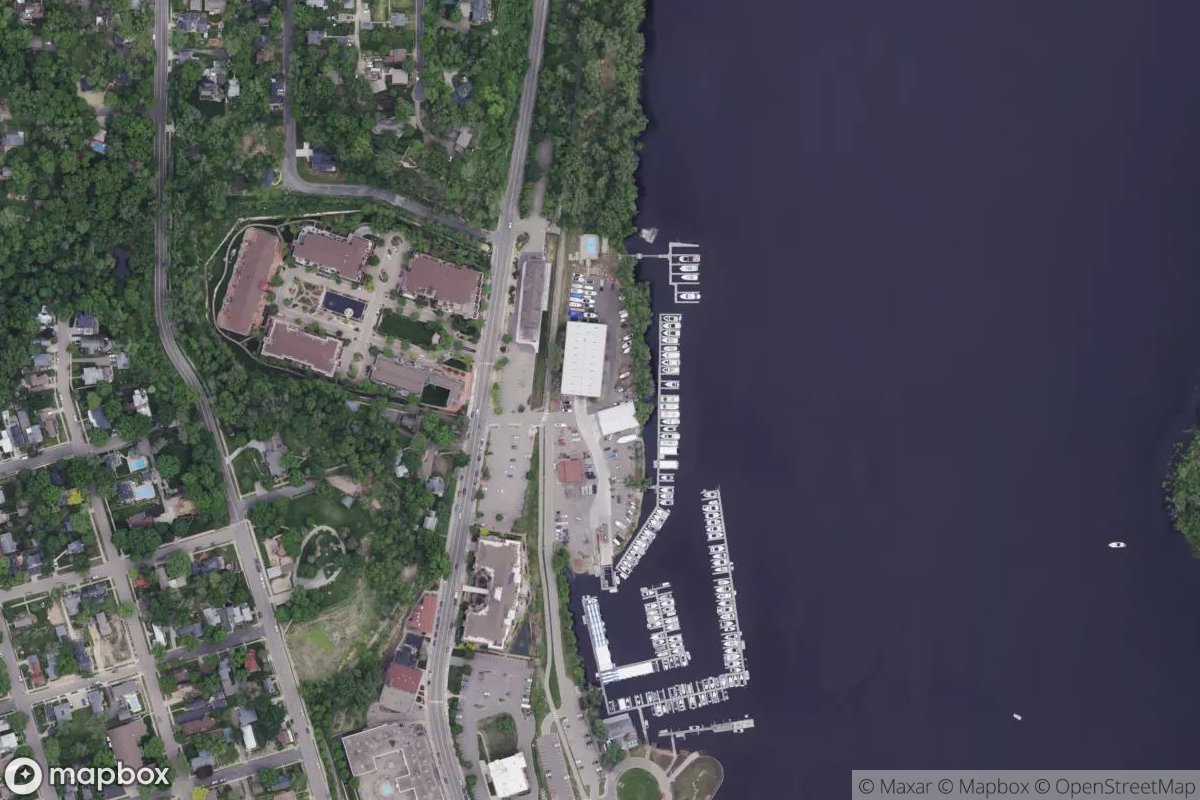 Satellite view of Stillwater Marina