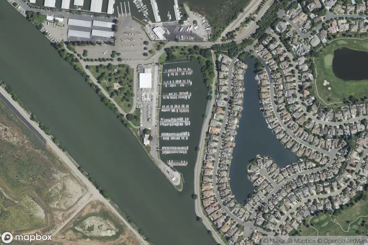Satellite view of Stockton Sailing Club