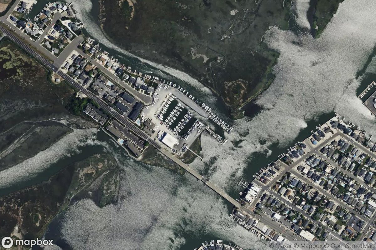 Satellite view of Stone Harbor Marina
