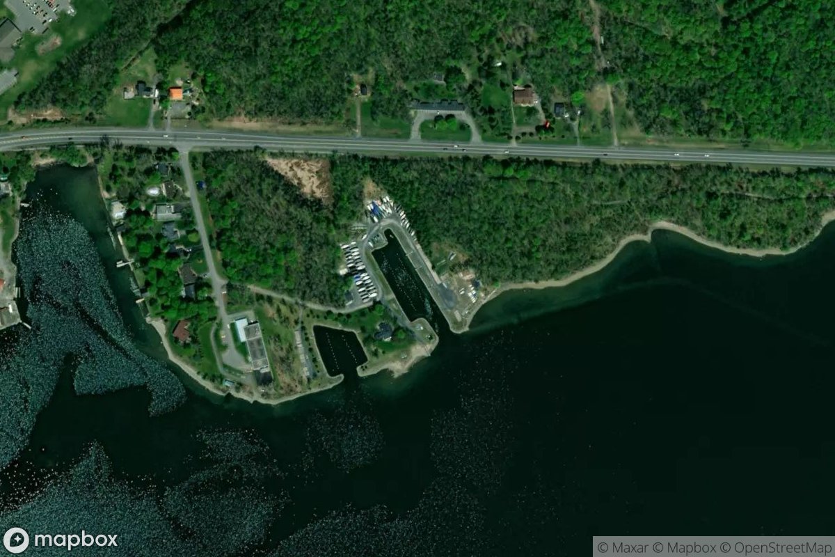 Satellite view of Stormont Yacht Club