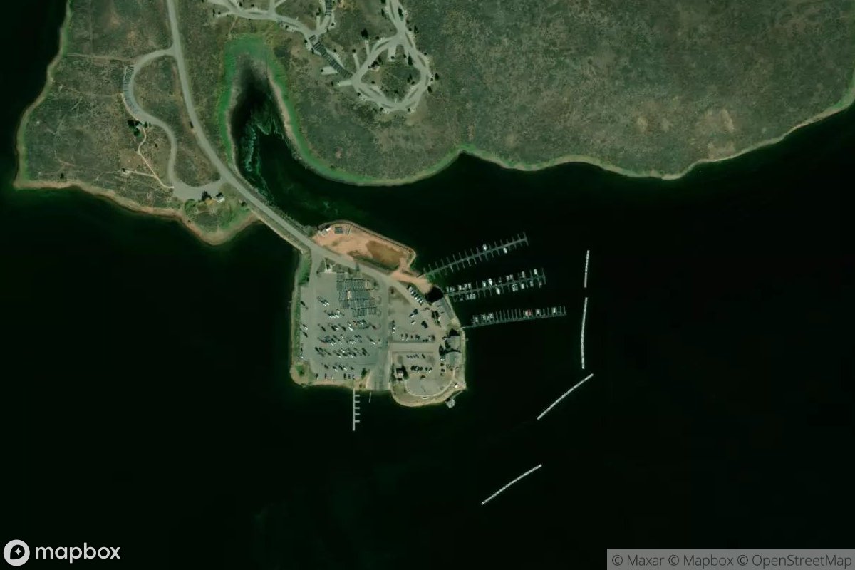 Satellite view of Strawberry Bay Marina