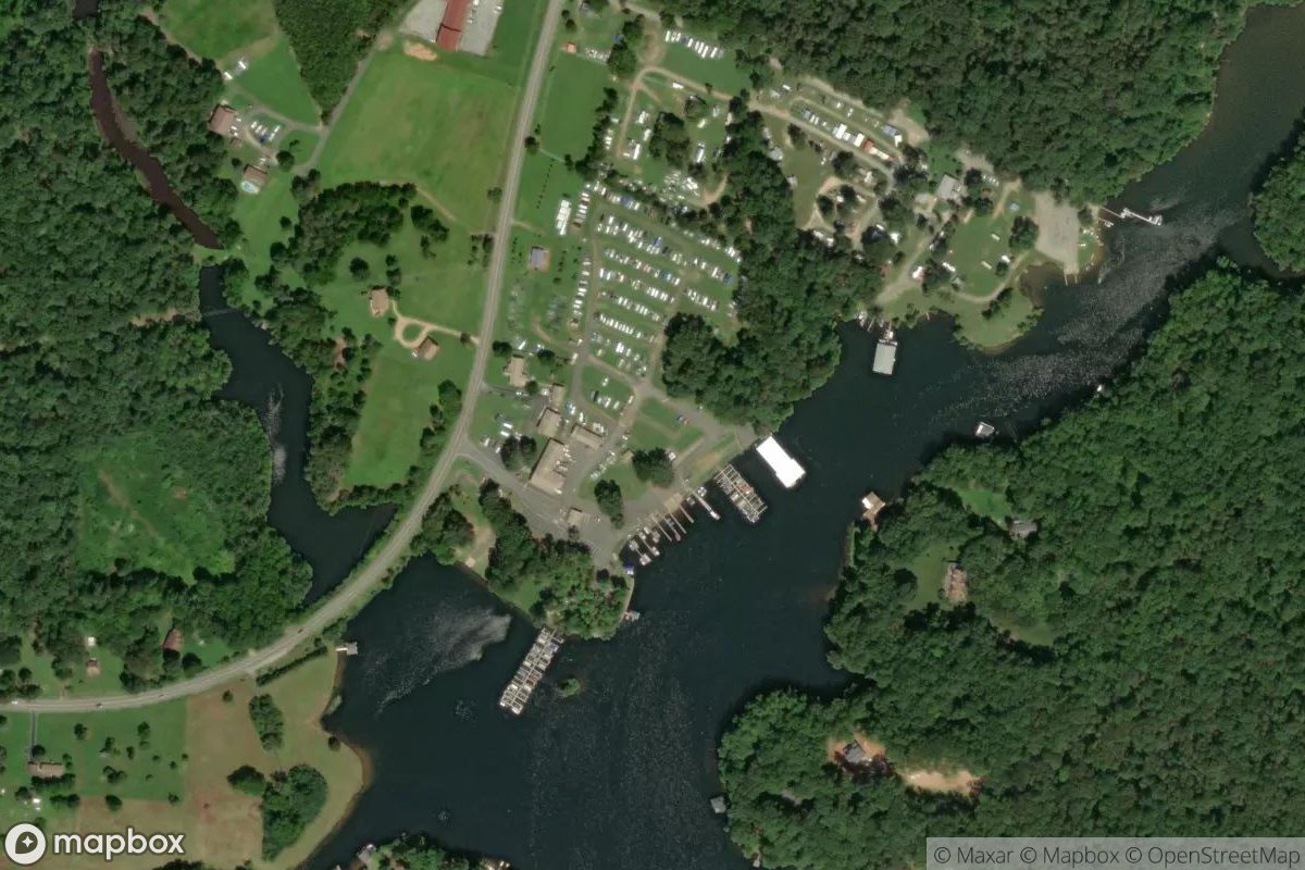 Satellite view of Sturgeon Creek Marina