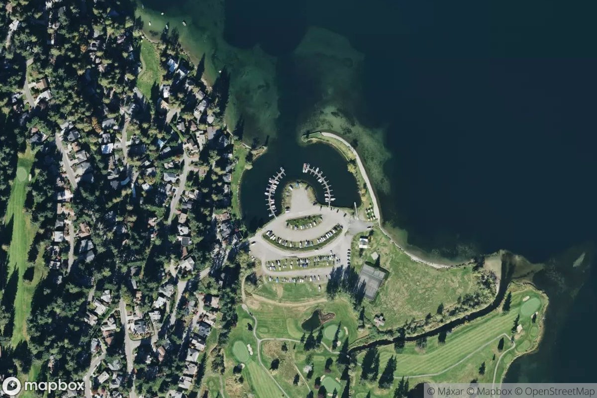 Satellite view of Sudden Valley Marina