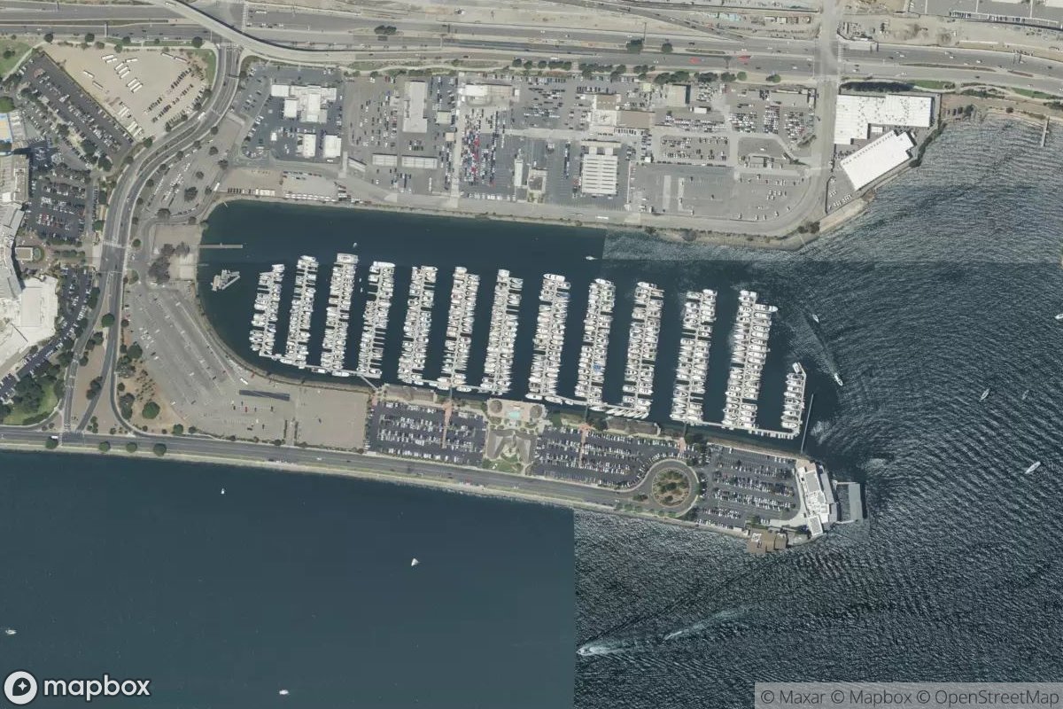 Satellite view of Sunroad Resort Marina