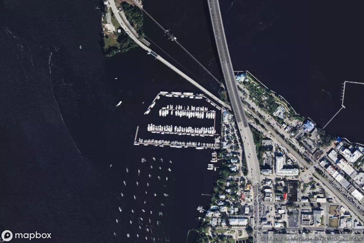 Satellite view of Sunset Bay Marina & Anchorage