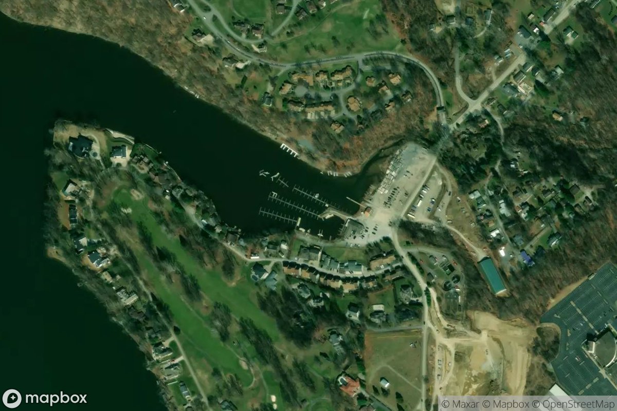Satellite view of Sunset Beach Marina