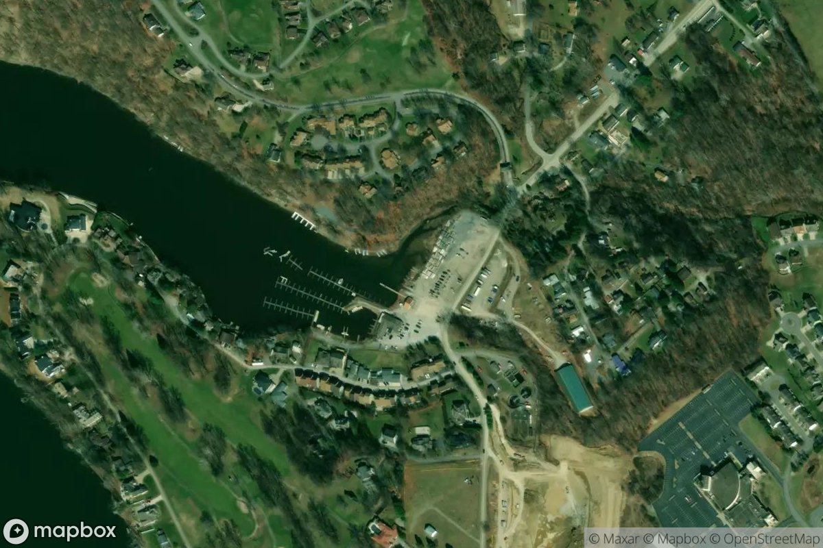 Satellite view of Sunset Beach Marina