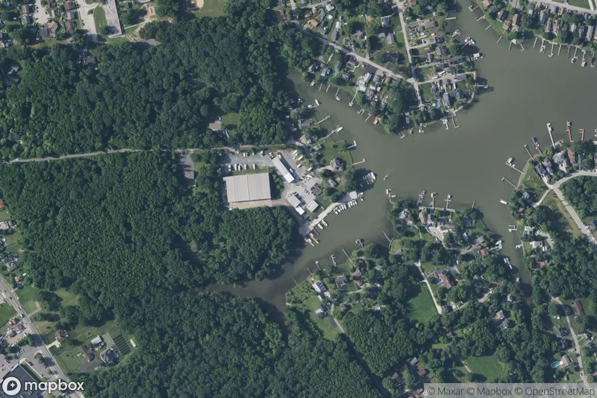 Satellite view of Sunset Harbor Marina