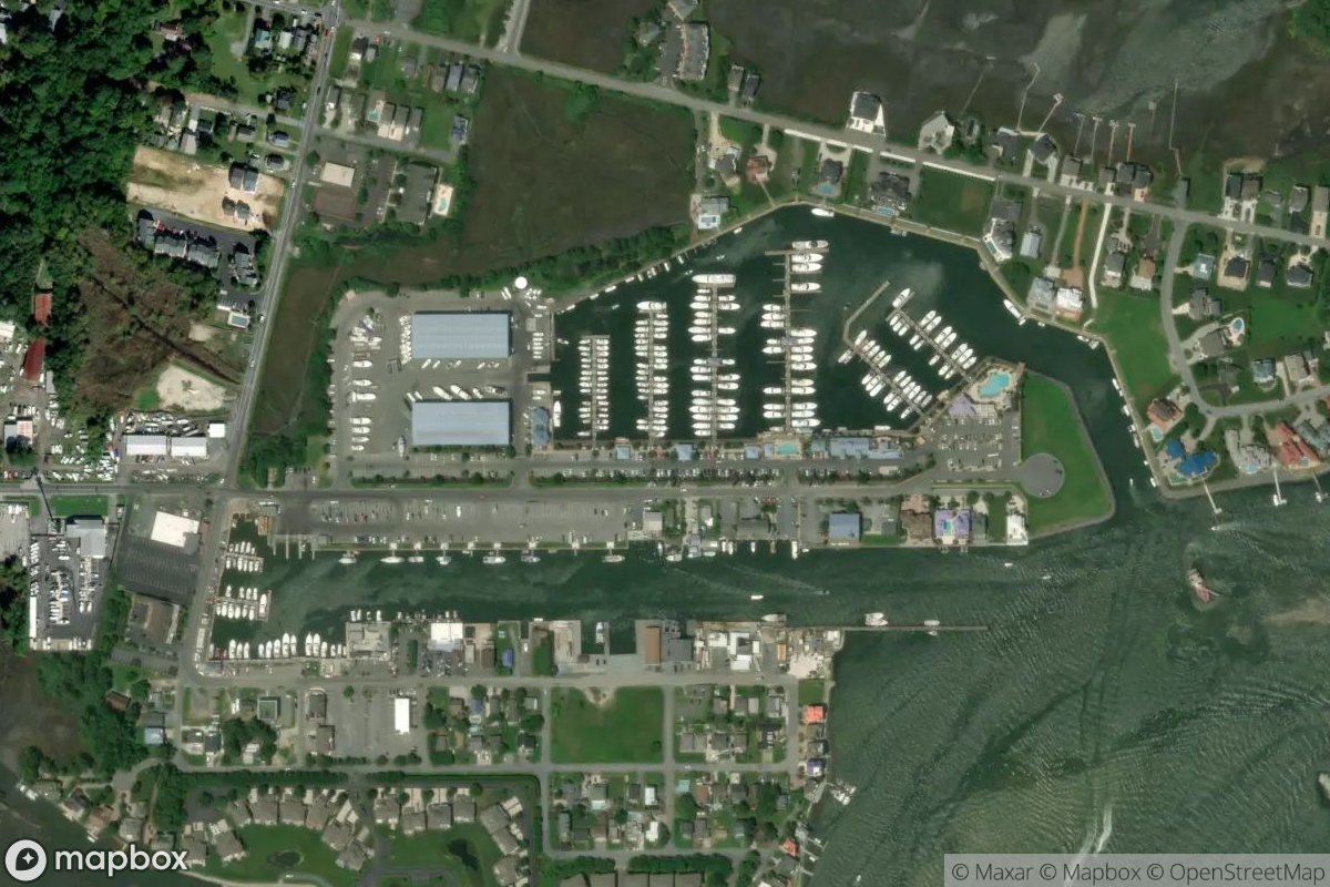 Satellite view of Sunset Marina