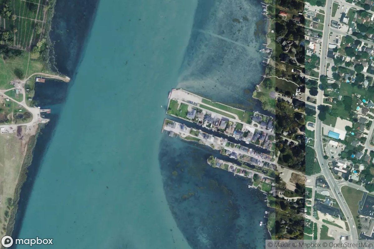 Satellite view of Sunset Marina