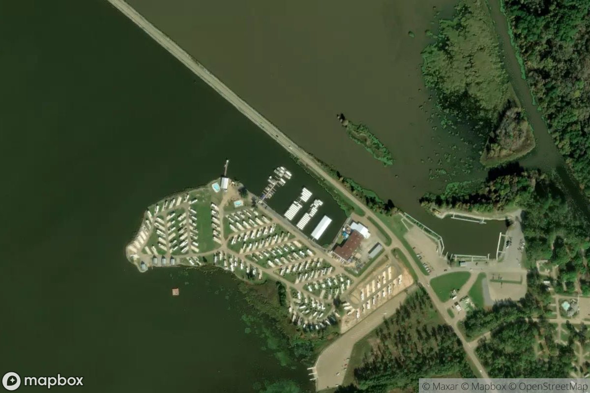 Satellite view of Sunset Marina