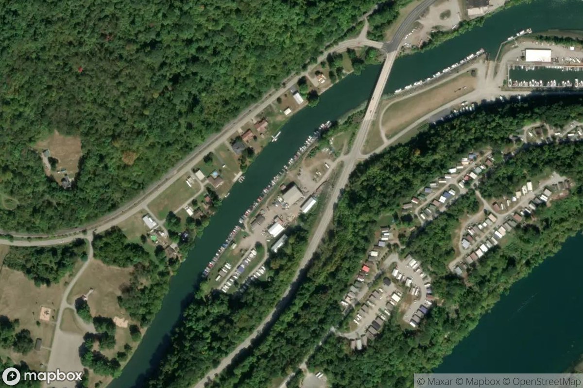 Satellite view of Sunset Marina