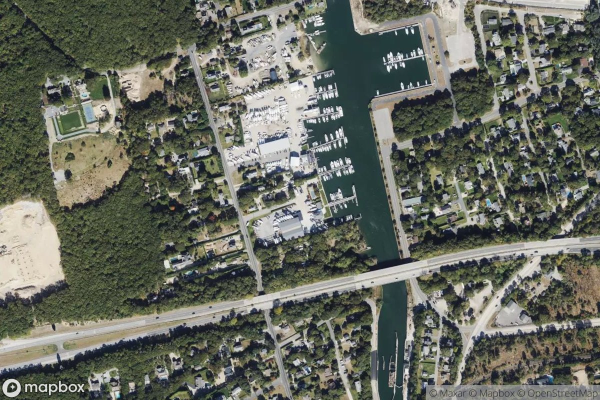 Satellite view of Surfside 3 Modern Yachts