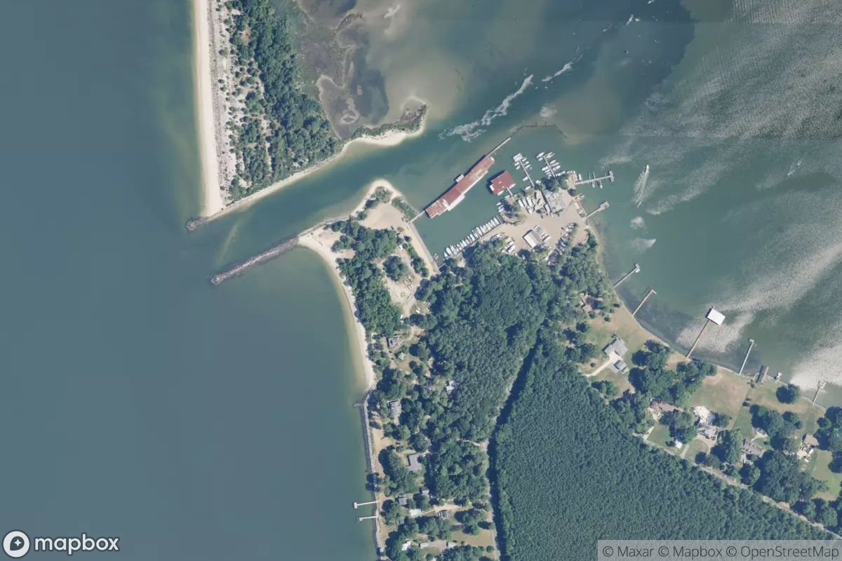 Satellite view of Tall Timbers Marina