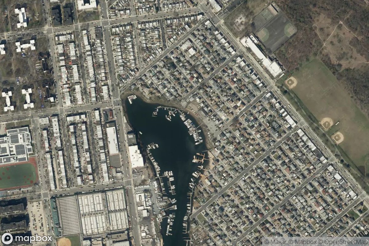 Satellite view of Tamaqua Marina