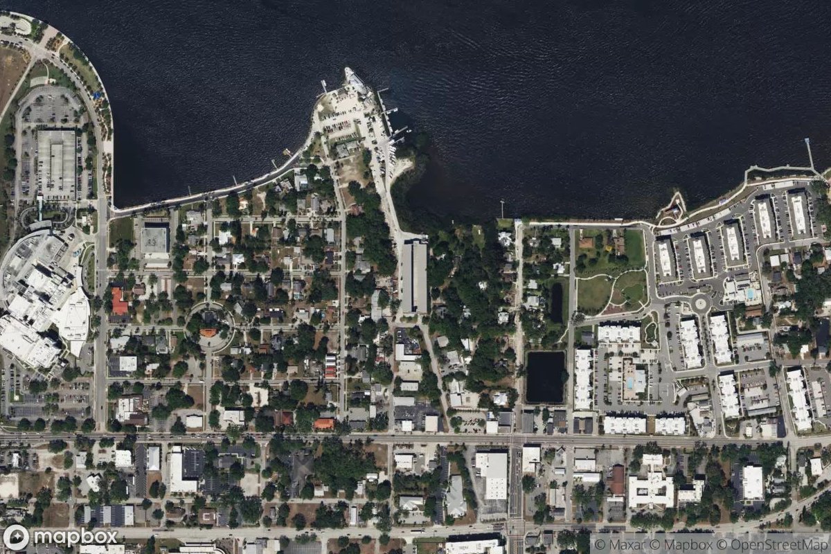 Satellite view of Tarpon Pointe Marina