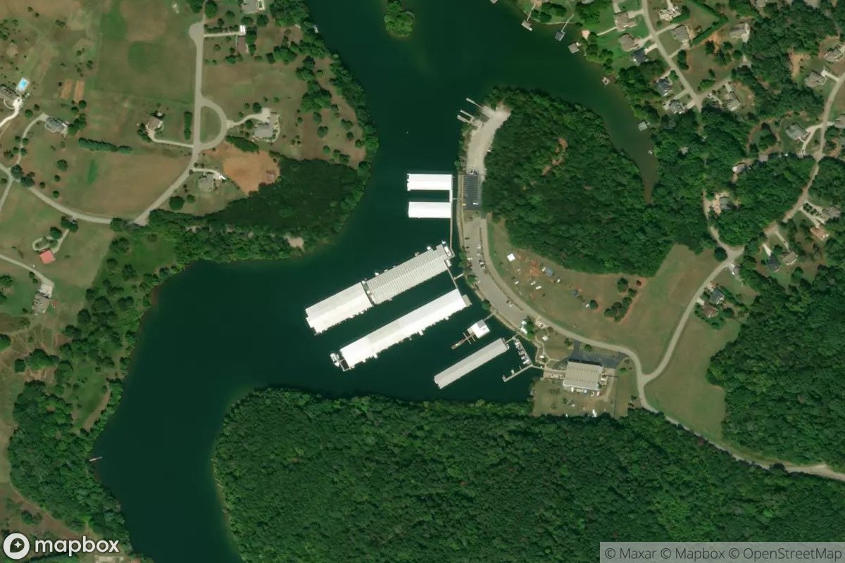 Satellite view of Telico Harbor Marina