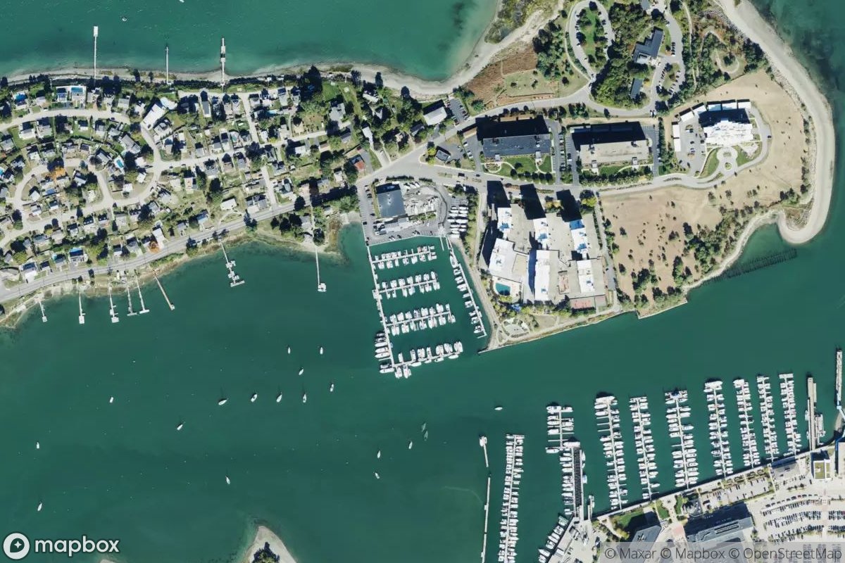 Satellite view of Tern Harbor Marina