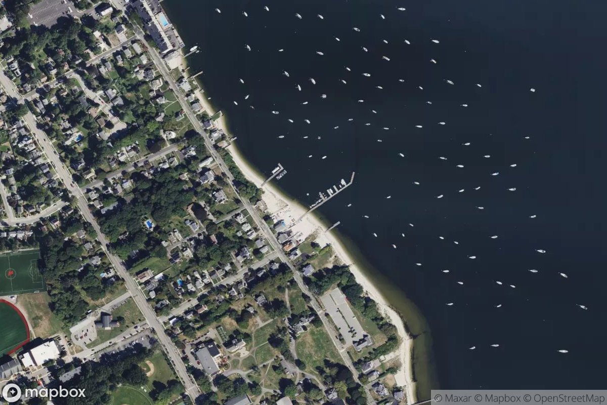 Satellite view of Thames Yacht Club